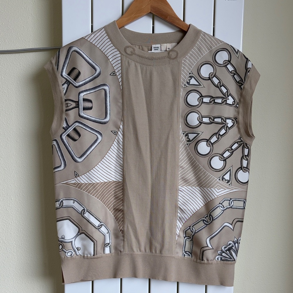 Hermes Silk Top